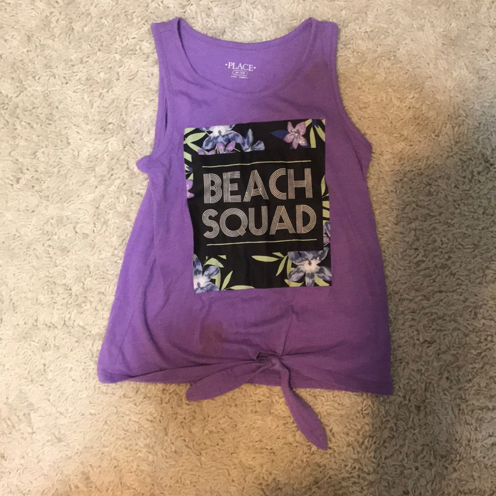 A purple kids shirt